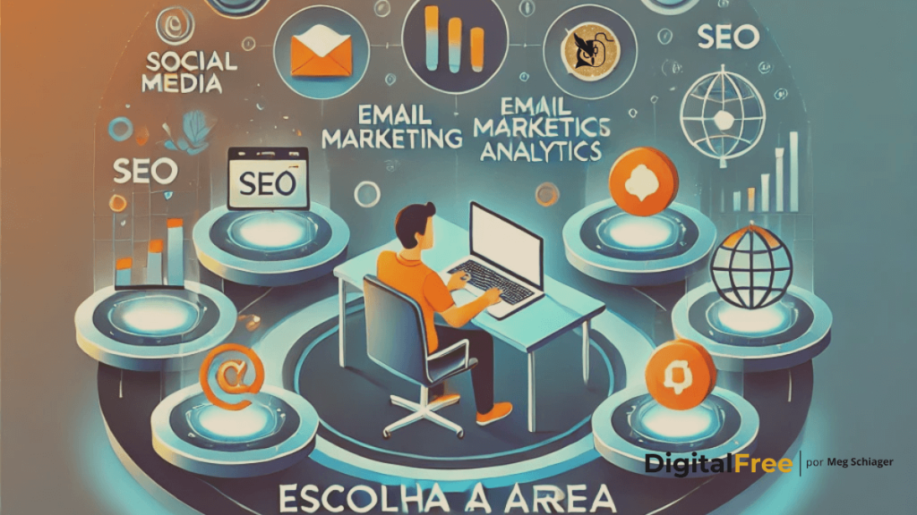 Como Escolher a Área Ideal no Marketing Digital Dicas Práticas - Meg Schiager