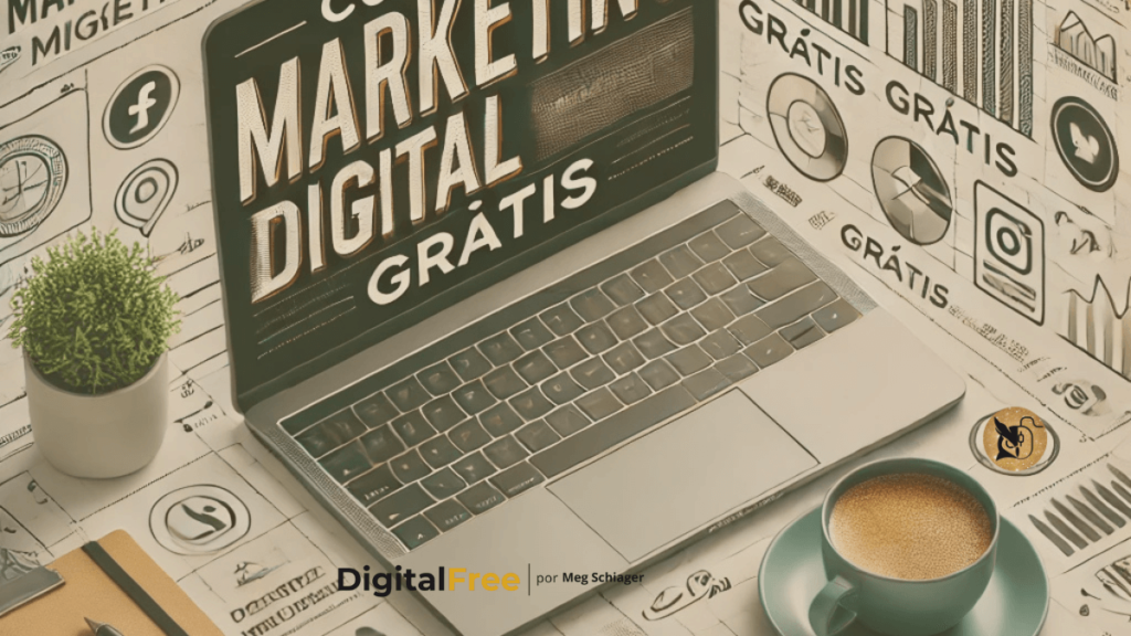 Curso de Marketing Digital Online Grátis Aprenda Como Trabalhar com Marketing Digital e Transforme sua Carreira - Meg Schiager